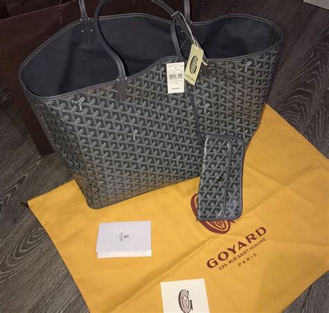 grey goyard tote price|reversible goyard tote bag.